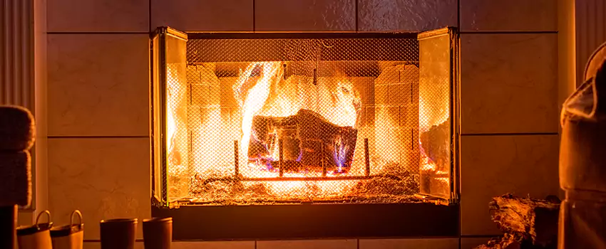 Mendota Hearth Landscape Fireplace Installation in Texarkana, Arkansas